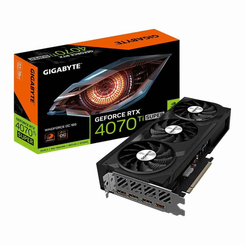 Gigabyte NVIDIA GeForce RTX 4070 Ti SUPER 16GB WINDFORCE OC Ada Lovelace Graphics Card